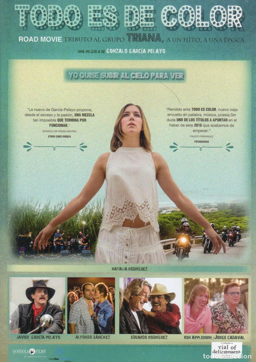 Cine: TODO ES DE COLOR DVD Gonzalo Garc&iacute;a Pelayo Tributo a TRIANA