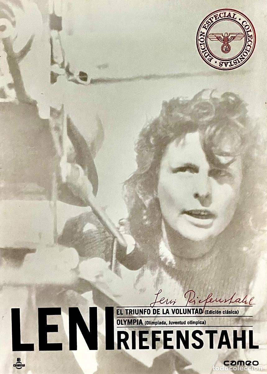 Cine: EL TRIUNFO DE VOLUNTAD. OLYMPIA. D&Iacute;A DE LIBERTAD. Leni Riefenstahl. EDICION COLECCIONISTA 3 DVD/libr