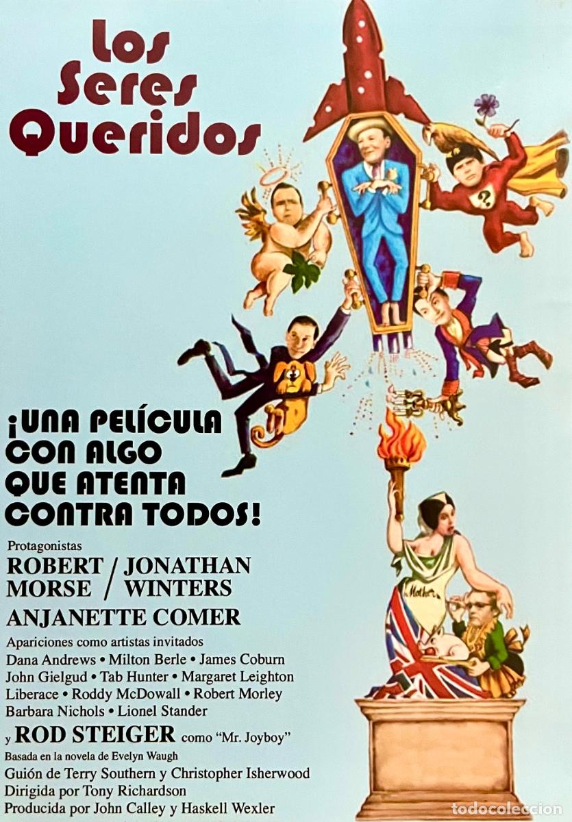 Cine: DVD. LOS SERES QUERIDOS. Dana Andrews. John Gielgud. James Coburn. Tab Hunter. Tony Richardson