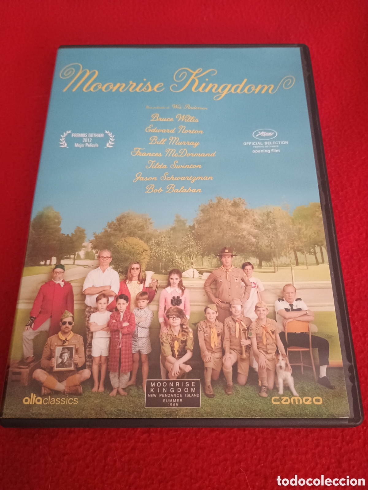 Cine: Dvd moonrise kingdom - wes Anderson bruce willis Bill Murray Edward Norton frances mcdormand