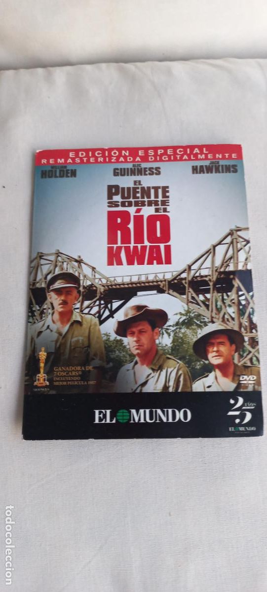 Cinema: EL PUENTE SOBRE EL RIO KWAI. DVD. En espa&ntilde;ol e ing&eacute;s. EL MUNDO