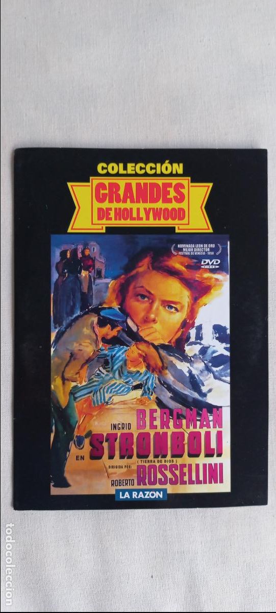 Cinema: STROMBOLI. COLECCION GRANDES DE HOLLYWOOD. LA RAZON. INGRID BERGMAN, ROBERTO ROSSELLINI