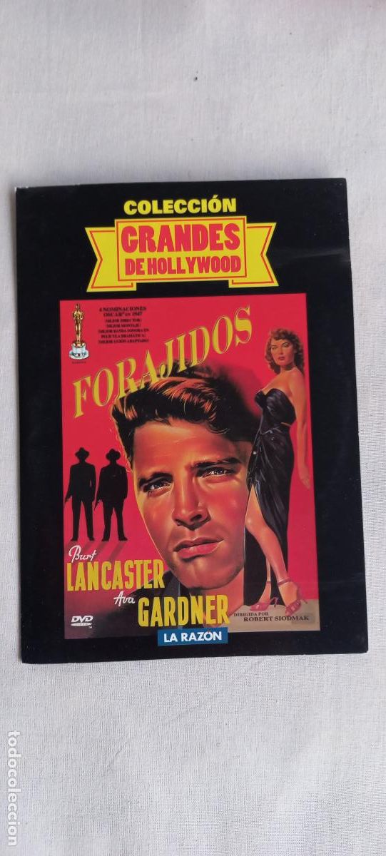 Cine: FORAJIDOS. COLECCION GRANDES DE HOLLYWOOD. LA RAZON. DVD AVA GARDBER, BURT LANCASTER