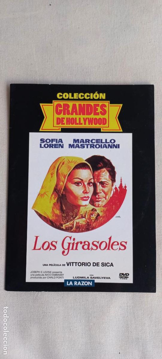 Cine: LOS GIRASOLES. COLECCION GRANDES DE HOLLYWOOD. LA RAZON. DVD SOFIA LOREN, MARCELLO MASTROIANNI