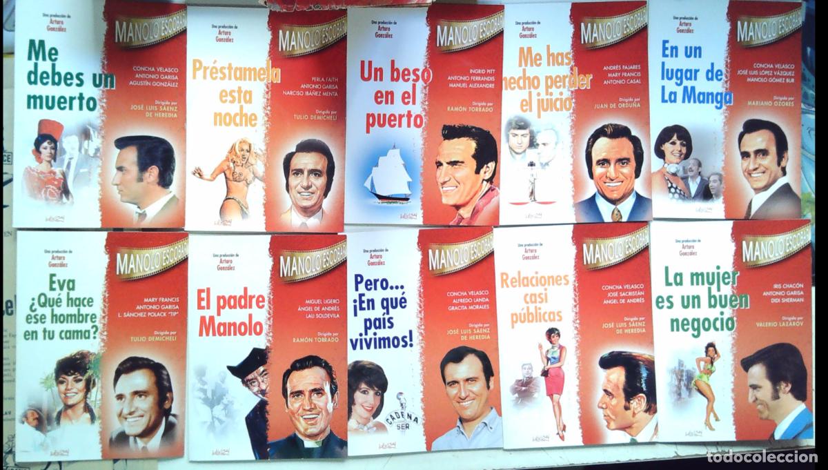 Cine: LAS PELICULAS DE MANOLO ESCOBAR Y CON CHA VELASCO EN DVD LOTE DE 10 PELICULAS