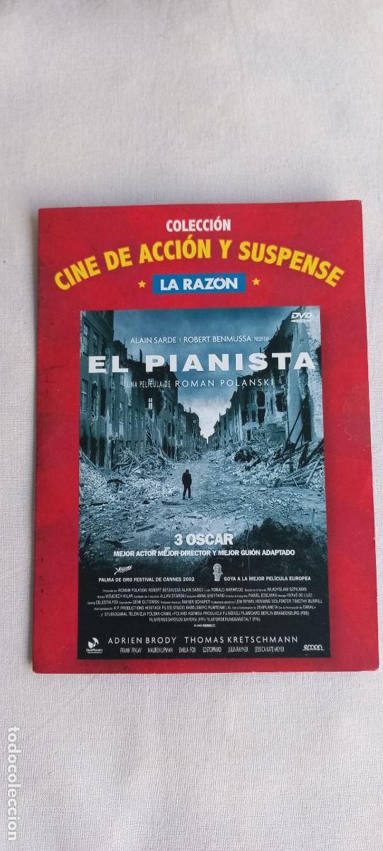 Cine: EL PIANISTA. LA RAZON. DVD ROMAN POLANSKI.