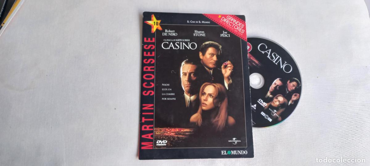Cine: CASINO. MARTIN SCORSESE. ROBERT DE NIRO, SHARON STONE, JOE PESCI. EL MUNDO. DVD
