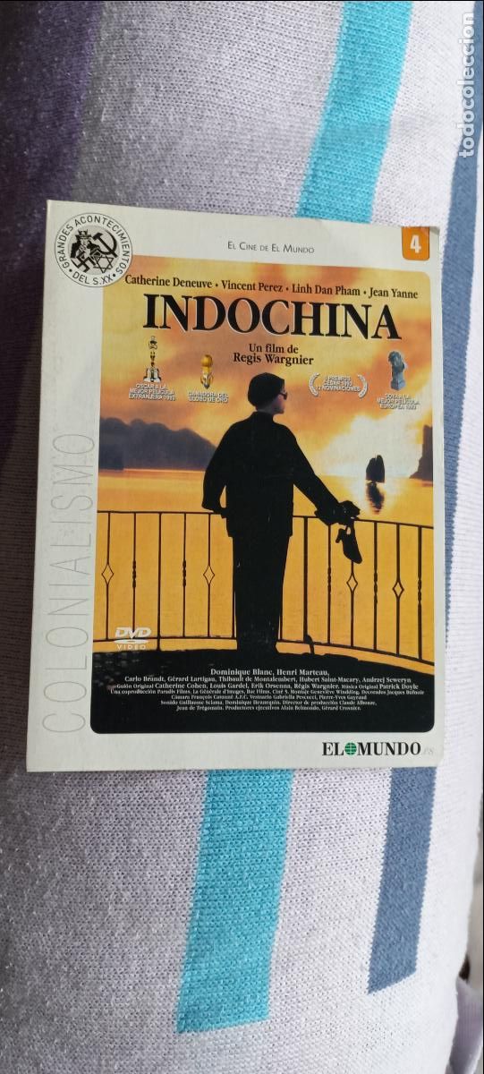 Cine: INDOCHINA. CATHERINE DENEUVE. VICENT PEREZ... EL MUNDO. DVD