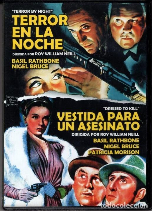 Cine: TERROR EN LA NOCHE + VESTIDA PARA UN ASESINATO -2-DVD- DOS PELICULAS LLENAS DE SORPRESAS Y MIEDO