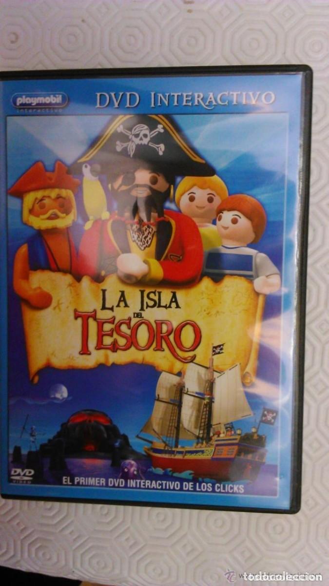 Cine: DVD -La isla del tesoro - Clicks de Playmobil - DVD interactivo