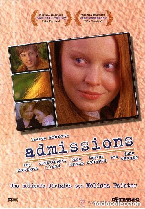 Cine: DVD - Admissions -tiene un defecto por mitad pelicula - A&Ntilde;O 2004