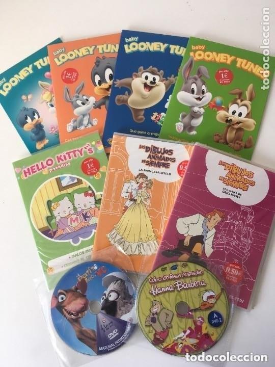 Cine: DVD - LOTE 9 PEL&Iacute;CULAS ANIMACI&Oacute;N INFANTILES -el primero de todos NO TIENE el DVD esta vacio
