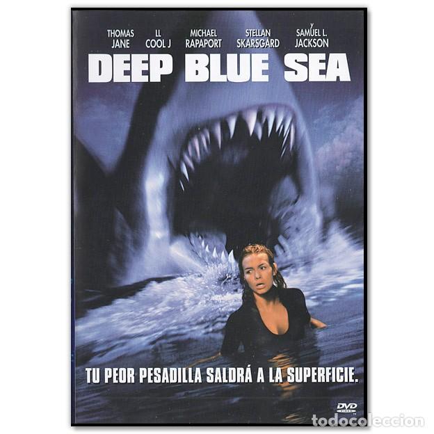 Cine: DEEP BLUE SEA DVD (Terror, Acci&oacute;n, Sci-Fi)