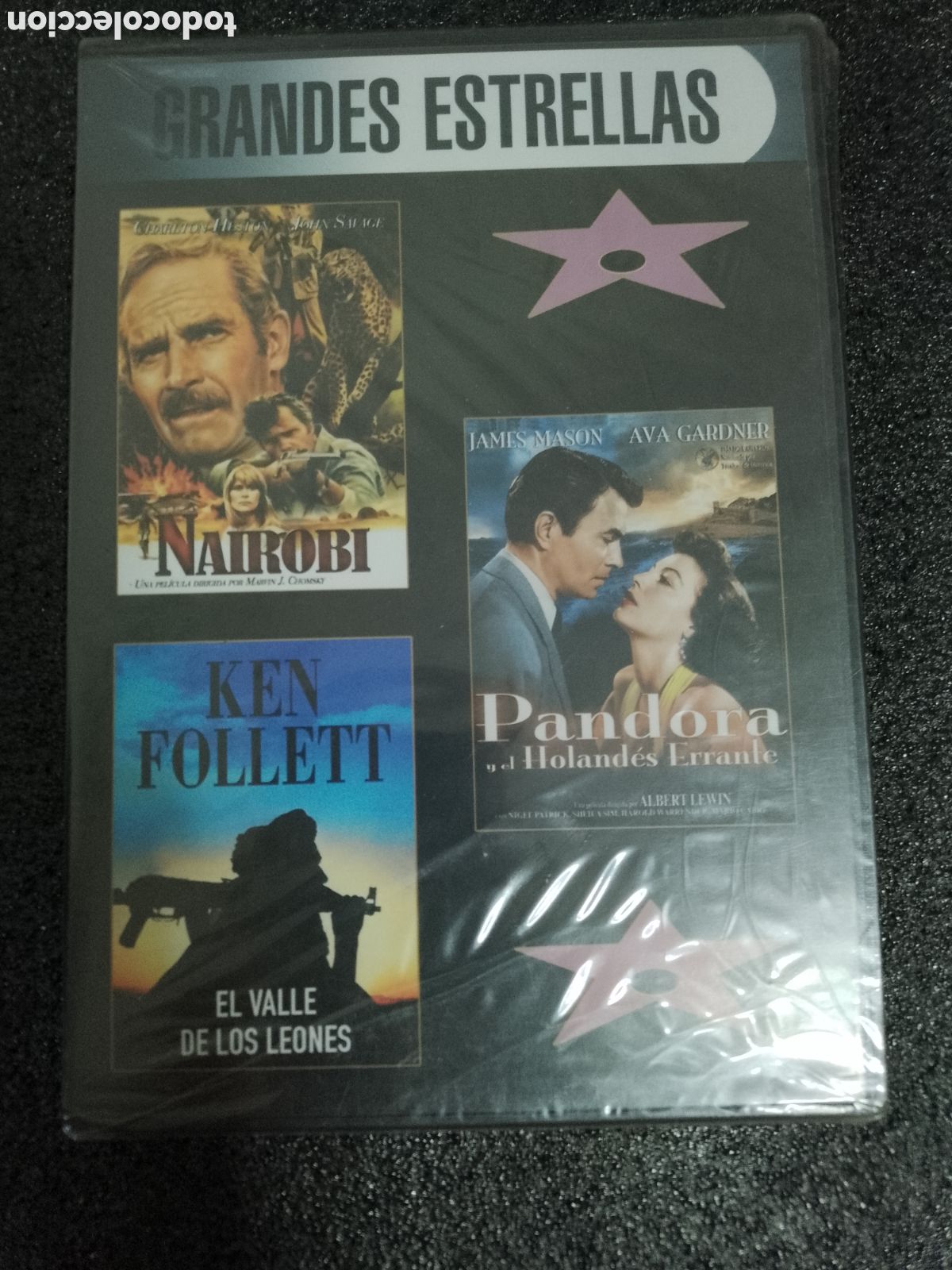 Cine: NAIROBI- EL VALLE DE LOS LEONES- PANDORA Y EL HOLANDES ERRANTE- DVD SLIM NUEVO PRECINTADO