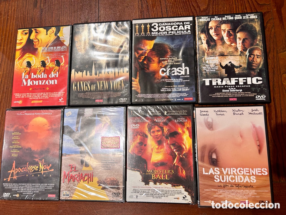 Cine: Lote 8 pel&iacute;culas en DVD
