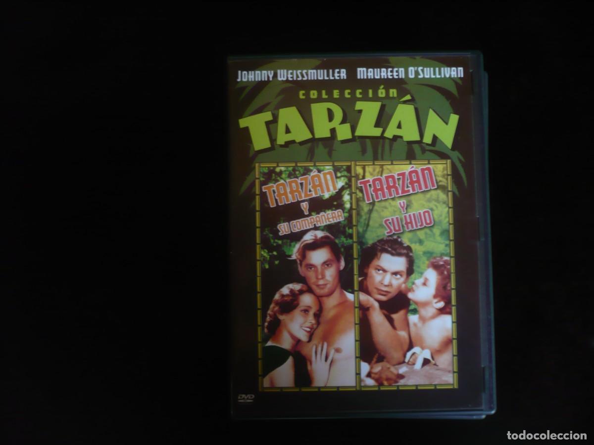 Cine: tarzan y su compa&ntilde;era + tarzan y su hijo - dvd como nuevo