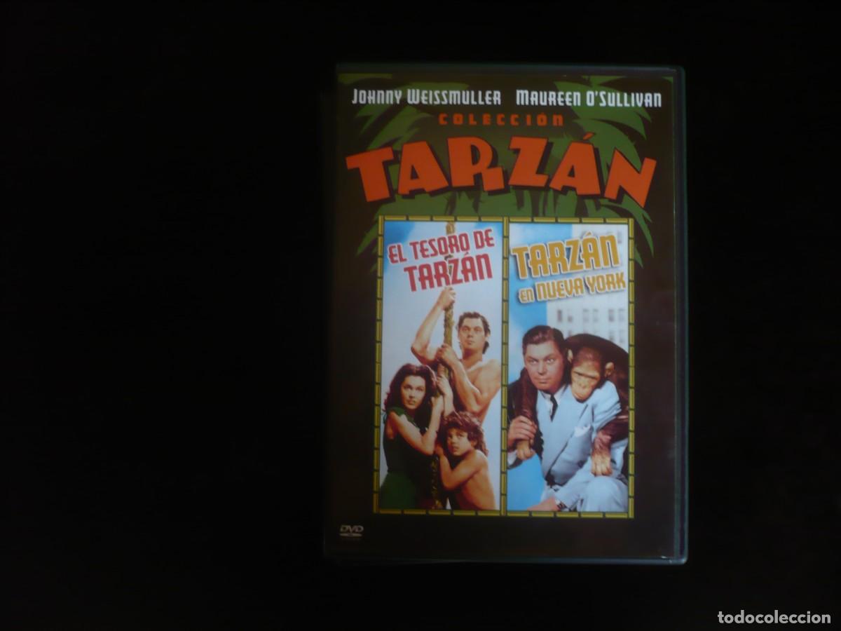 Cine: el tesoro de tarzan + tarzan en nueva york - dvd como nuevo