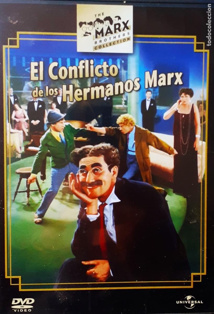 Cine: EL CONFLICTO DE LOS HERMANOS MARX. CINE EN DVD. COLECCION.