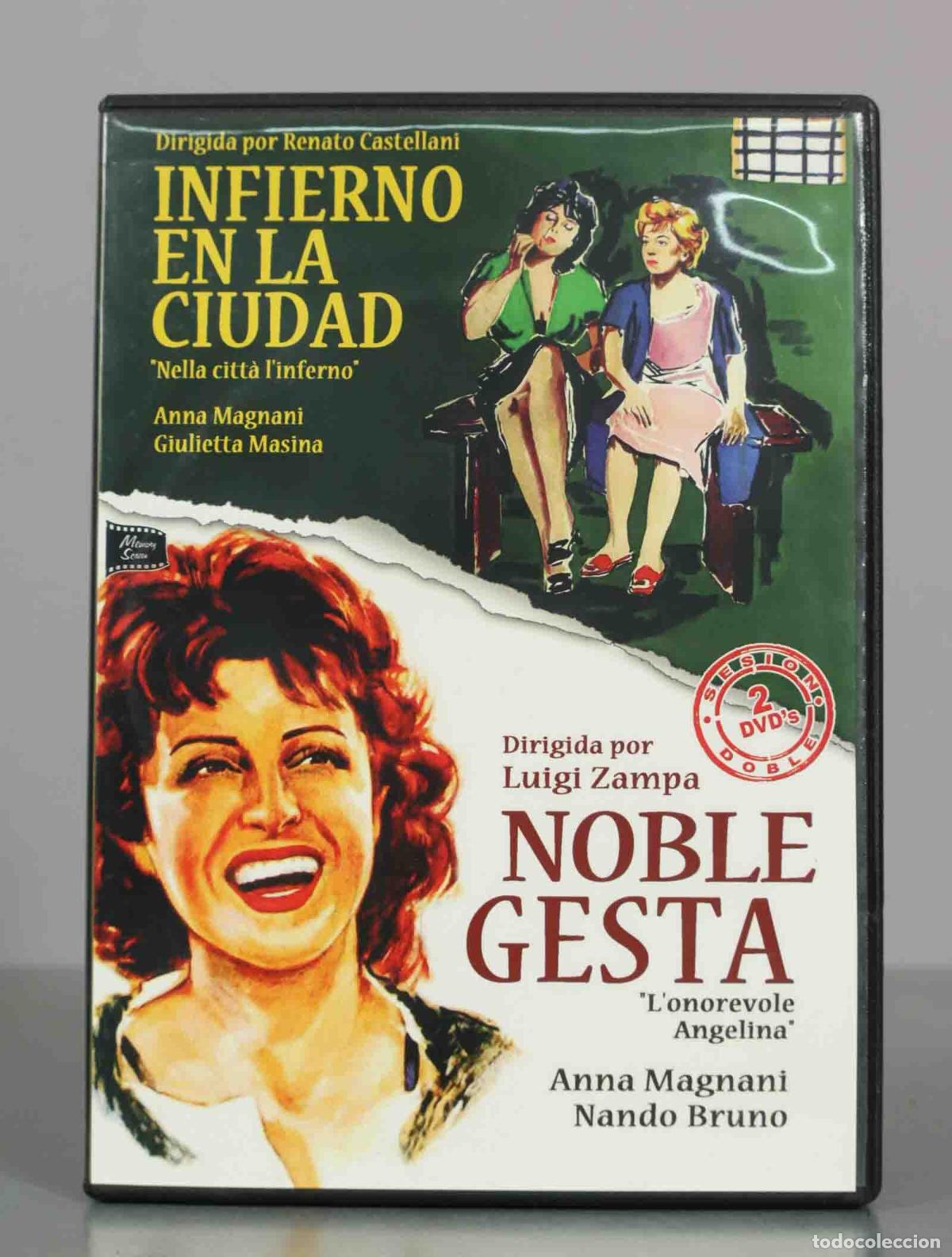 Cinema: DVD. Infierno en la ciudad, Noble gesta - Renato Castellani, Luigi Zampa, Anna Magnani, Giulietta M