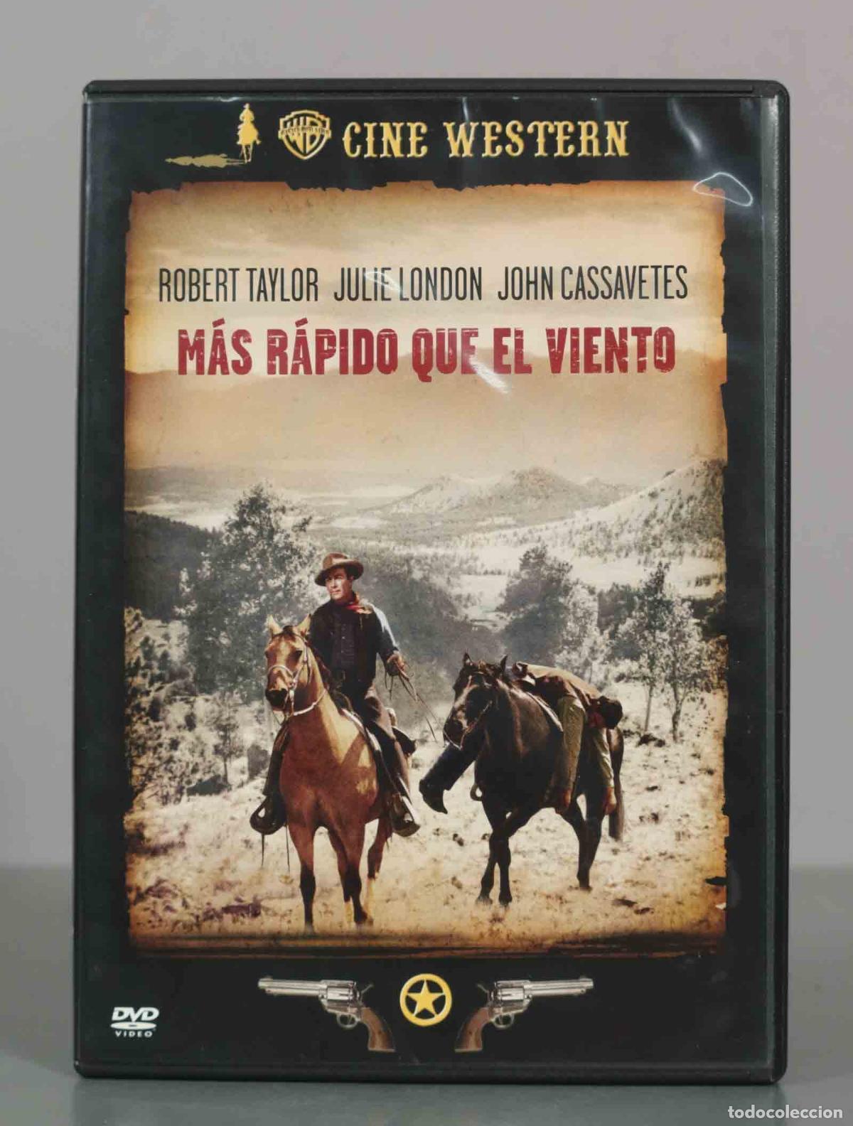 Cinema: DVD. M&aacute;s R&aacute;pido Que El Viento - Robert Taylor, Julie London, John Cassavetes