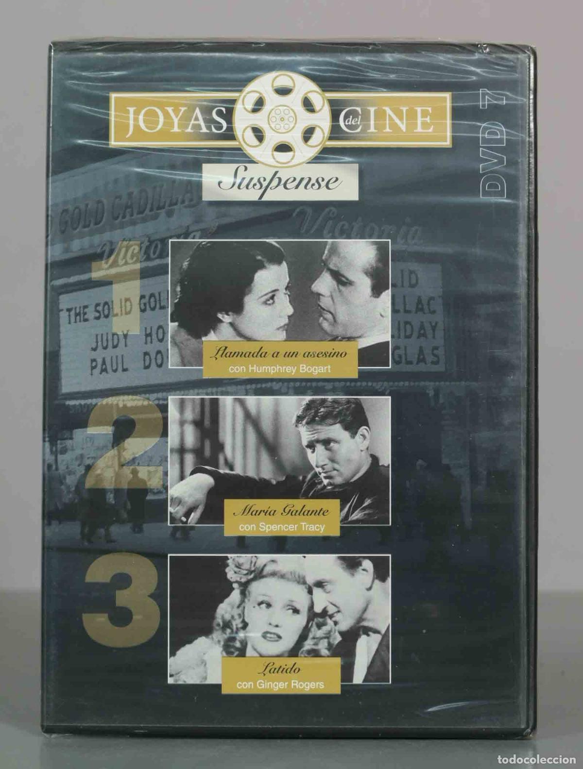 Cinema: DVD. Joyas Del Cine De Suspense - Llamada a un asesino, Maria Galante, Latido - Humphrey PRECINTADO
