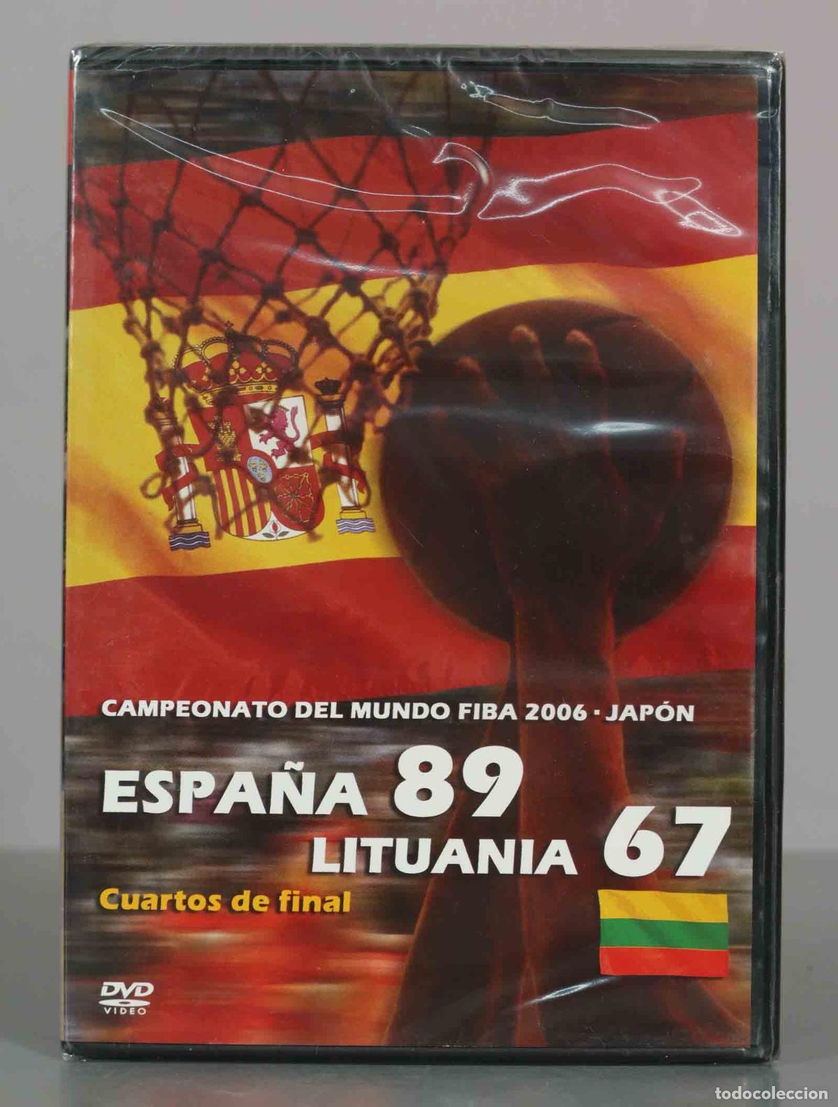 Cinema: DVD. Campeonato del Mundo FIBA Jap&oacute;n - Espa&ntilde;a vs. Lituania - Cuartos de final PRECINTADO