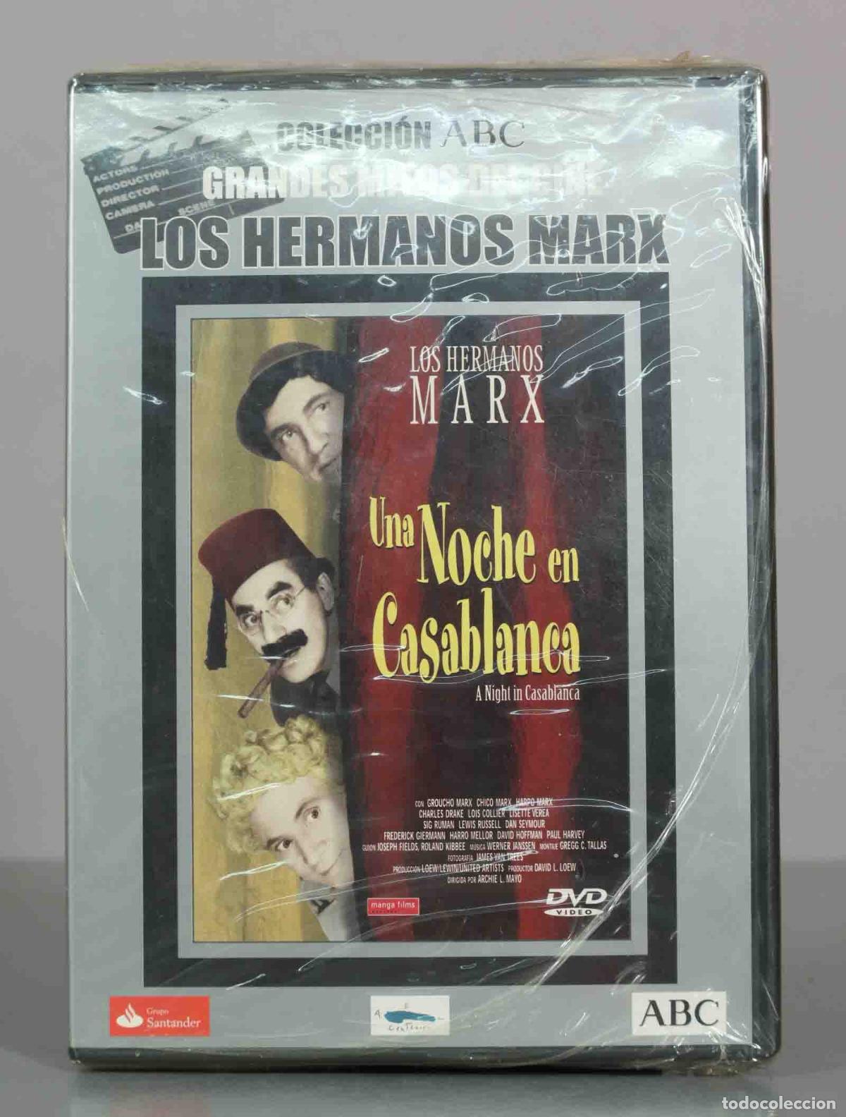 Cin&eacute;ma: DVD. Una noche en Casablanca - Los Hermanos Marx, Groucho Marx, Chico Marx, Harpo Marx, L PRECINTADO