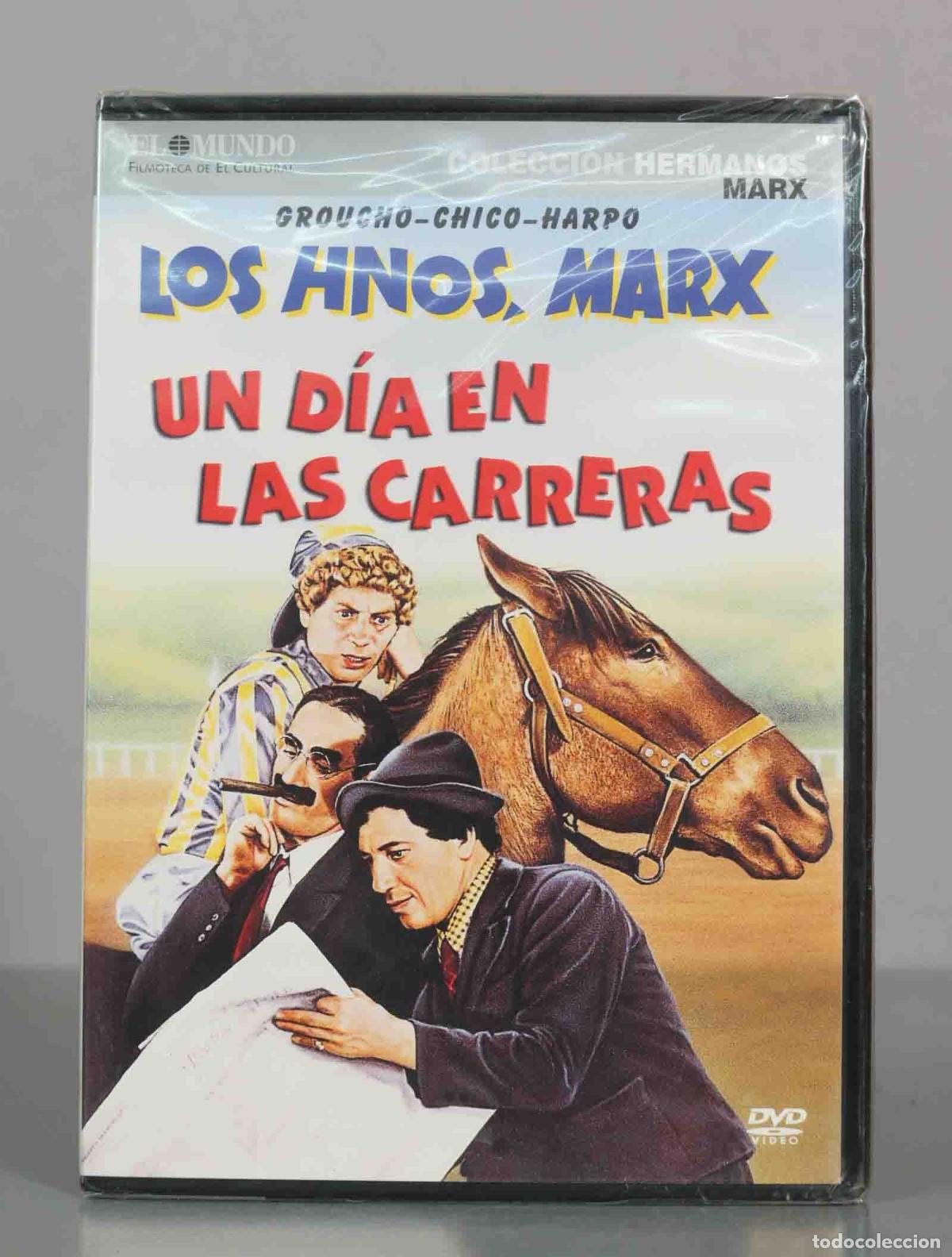 Cin&eacute;ma: DVD. Un d&iacute;a en las carreras - Hermanos Marx, Groucho, Chico, Harpo - Colecci&oacute;n Hermanos M PRECINTADO