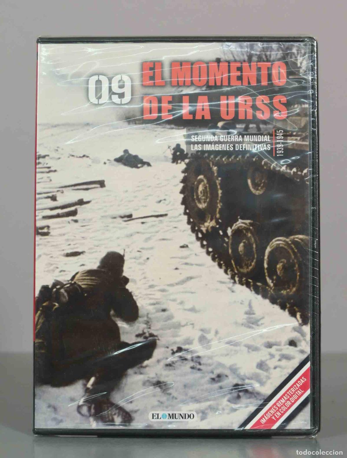 Cine: DVD. Segunda Guerra Mundial: Las Im&aacute;genes Definitivas - El Momento de la URSS - Bibliotec PRECINTADO