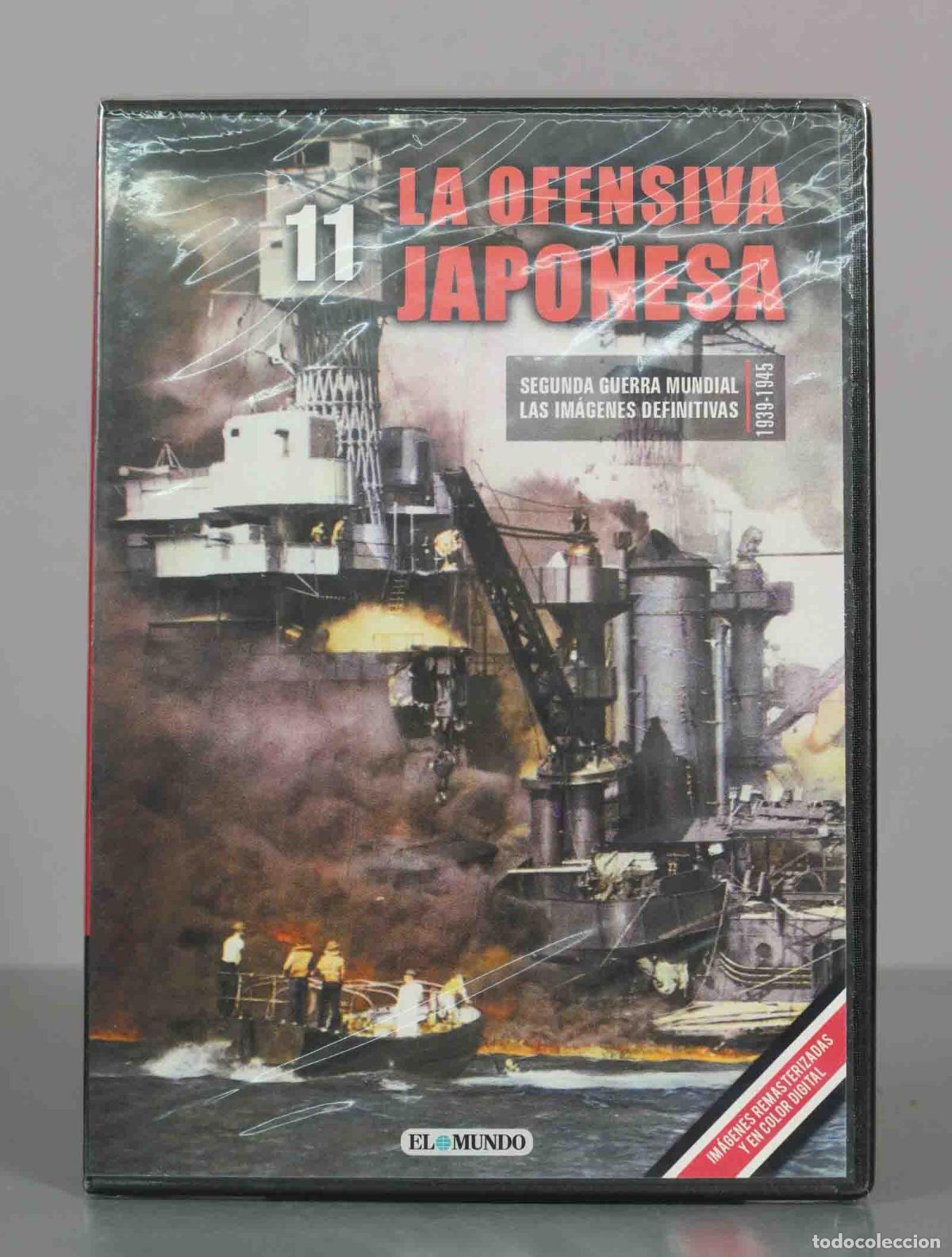 Cine: DVD. Segunda Guerra Mundial: Las Im&aacute;genes Definitivas - La Ofensiva Japonesa - El Mundo PRECINTADO