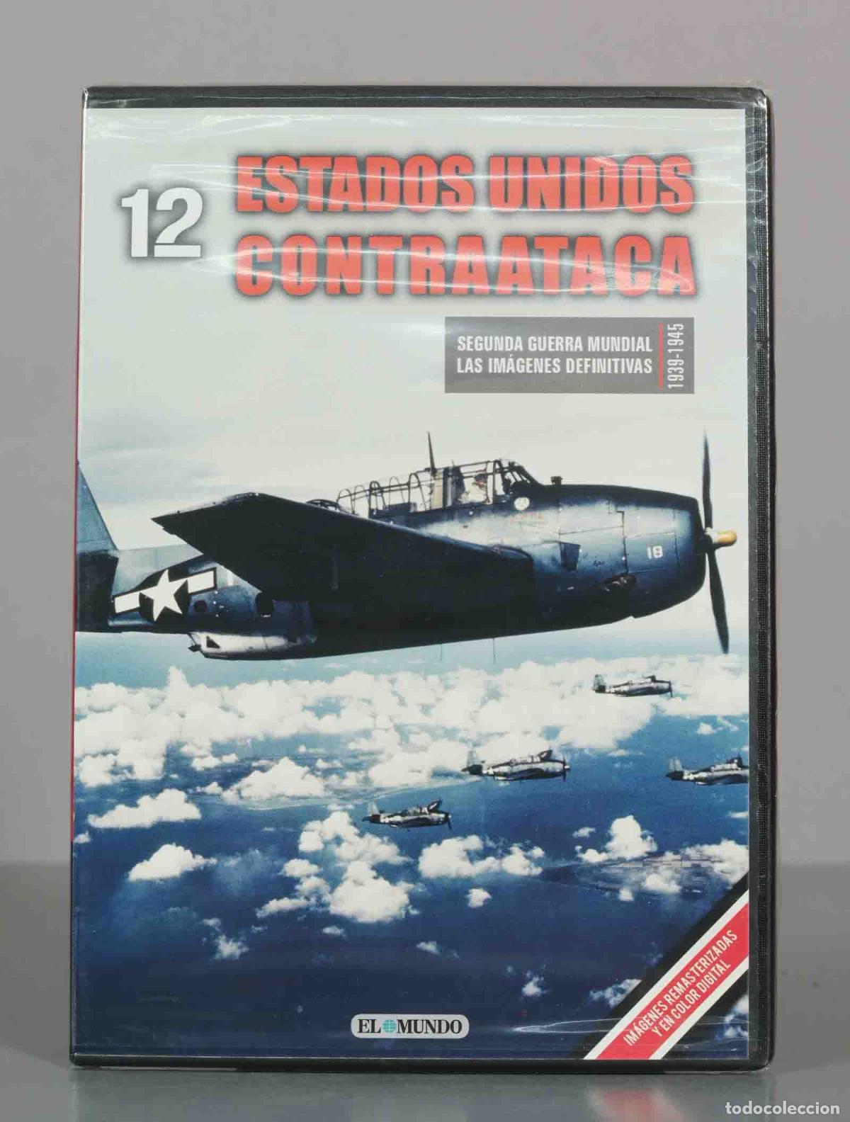 Cine: DVD. Segunda Guerra Mundial: Las Im&aacute;genes Definitivas - Estados Unidos contraataca - El M PRECINTADO