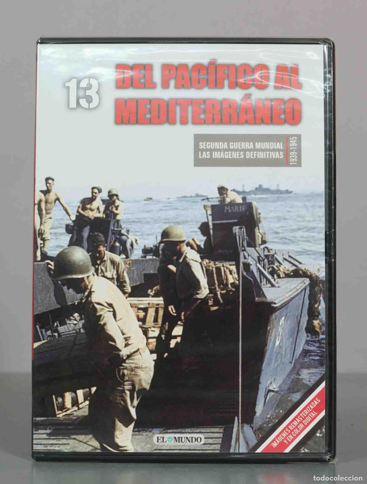 Cine: DVD. Segunda Guerra Mundial: Las im&aacute;genes definitivas n&ordm; 13 - Del Pac&iacute;fico al Mediterr&aacute;ne PRECINTADO