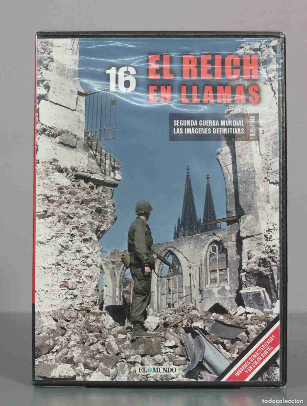 Cine: DVD. El Reich en Llamas - Segunda Guerra Mundial: Las Im&aacute;genes Definitivas - Editorial Fo PRECINTADO