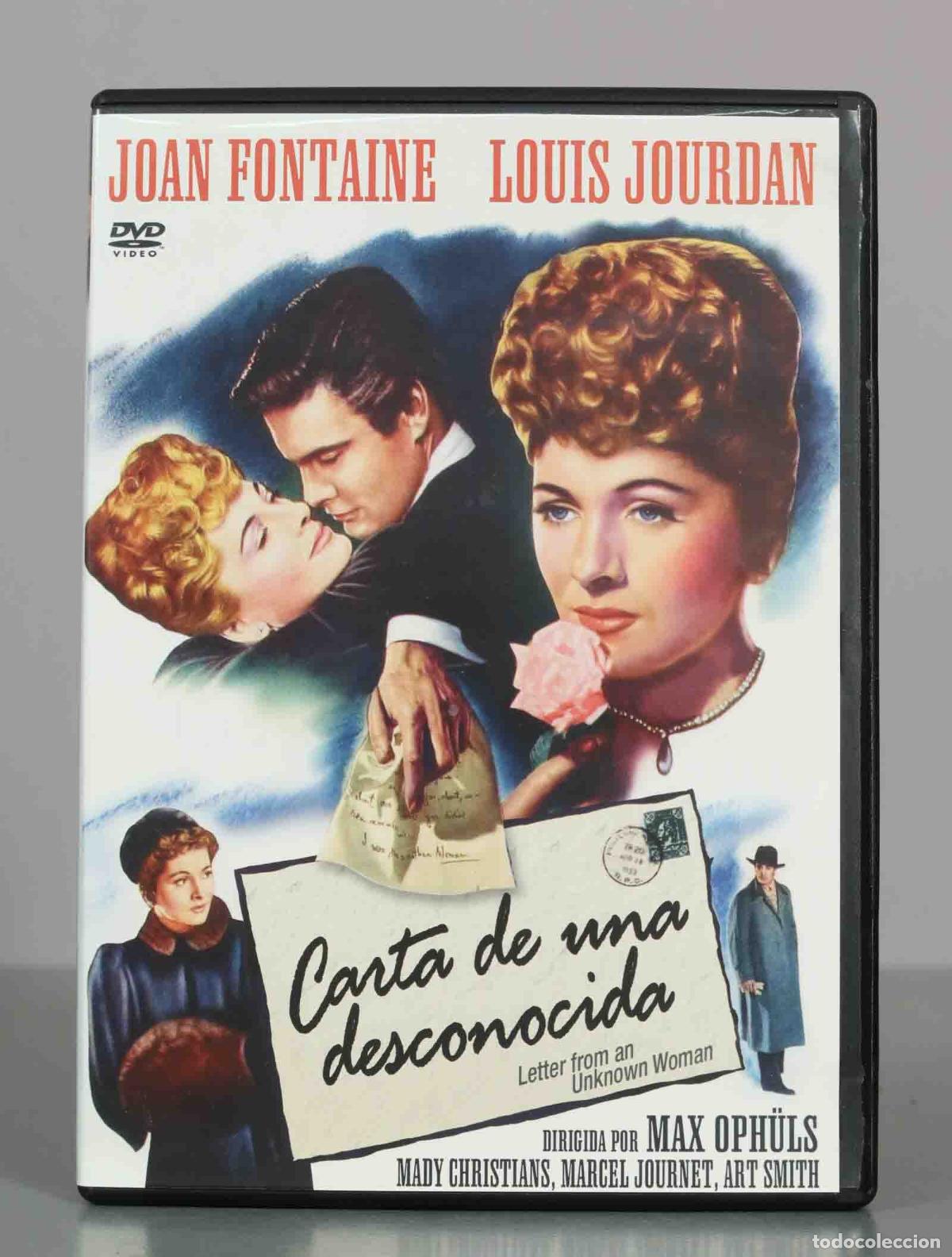 Cine: DVD. Carta de una desconocida - Max Oph&uuml;ls, Joan Fontaine, Louis Jourdan
