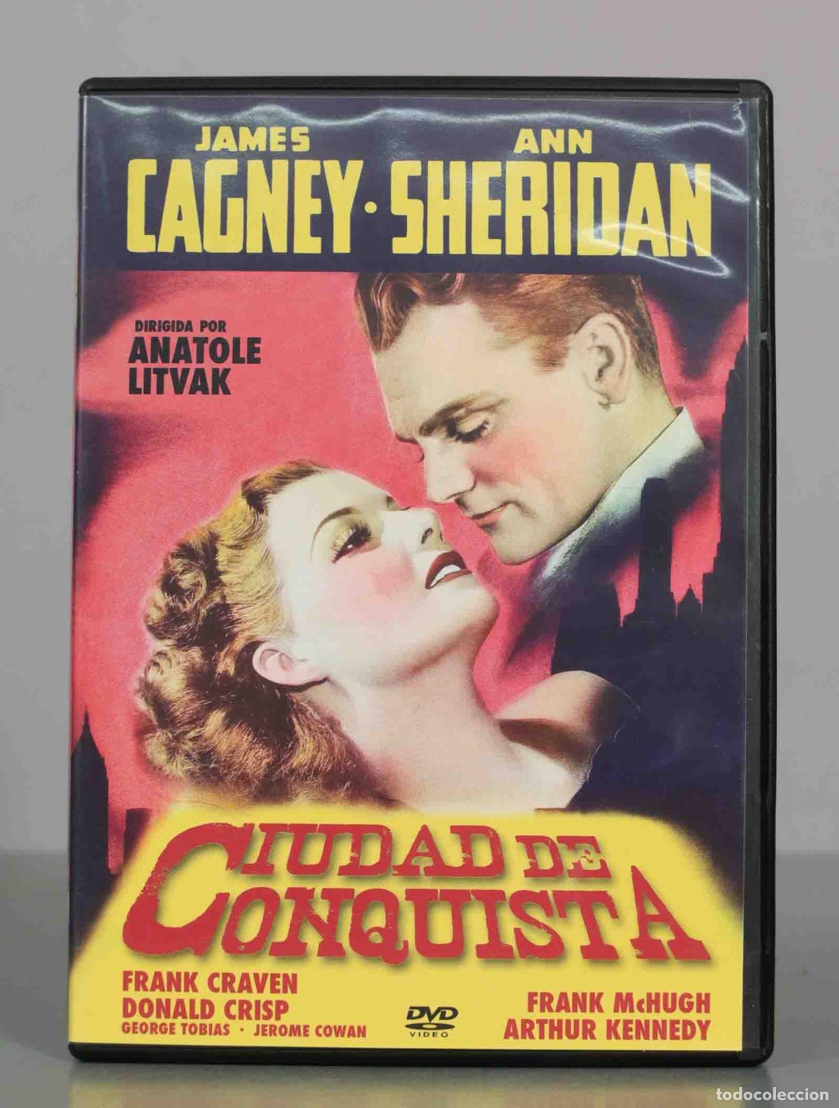 Cine: DVD. Ciudad de conquista - Anatole Litvak, James Cagney, Ann Sheridan, Anthony Quinn, Arthur Kenned