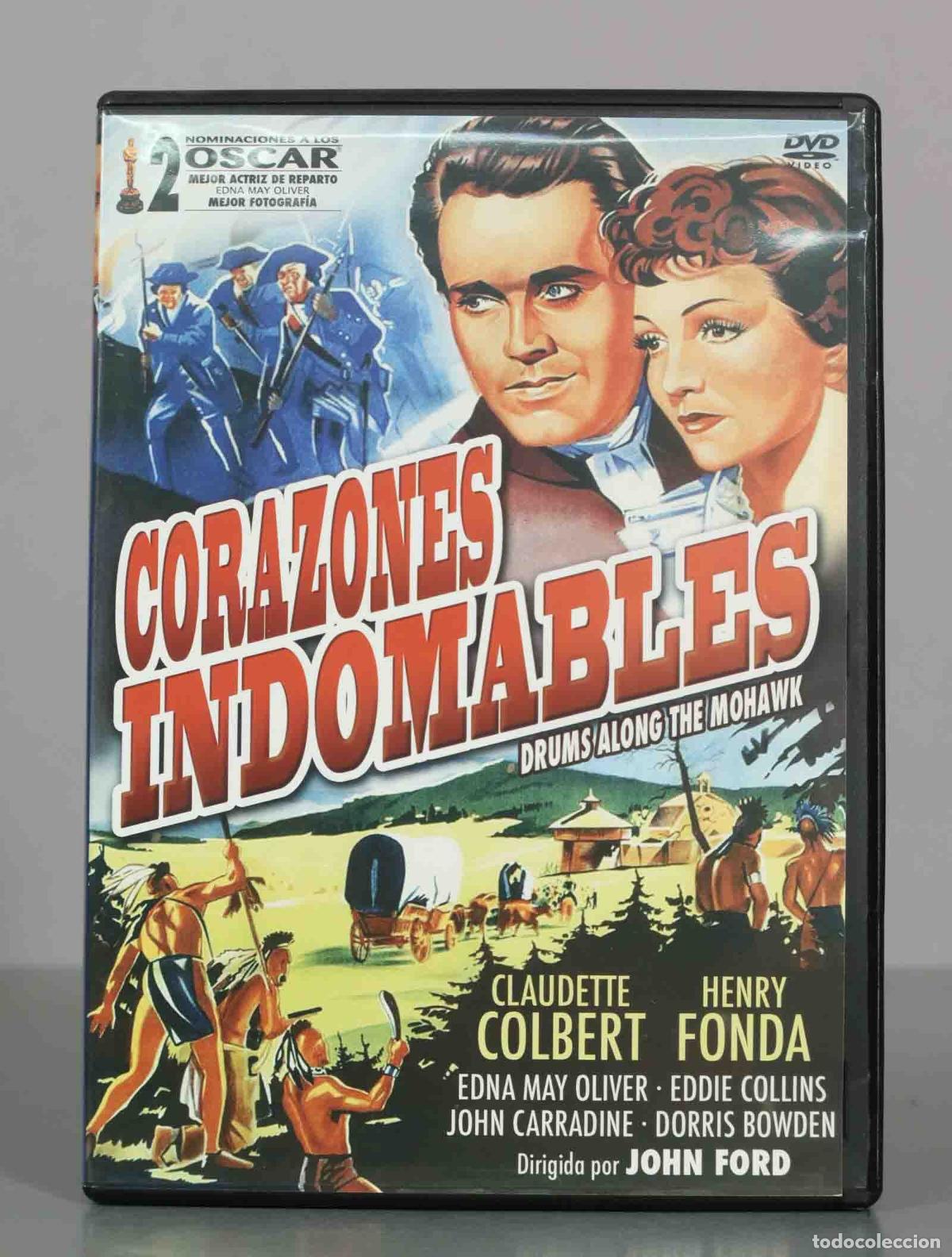 Cine: DVD. Corazones indomables - John Ford, Claudette Colbert, Henry Fonda, Edna May Oliver, Eddie Colli