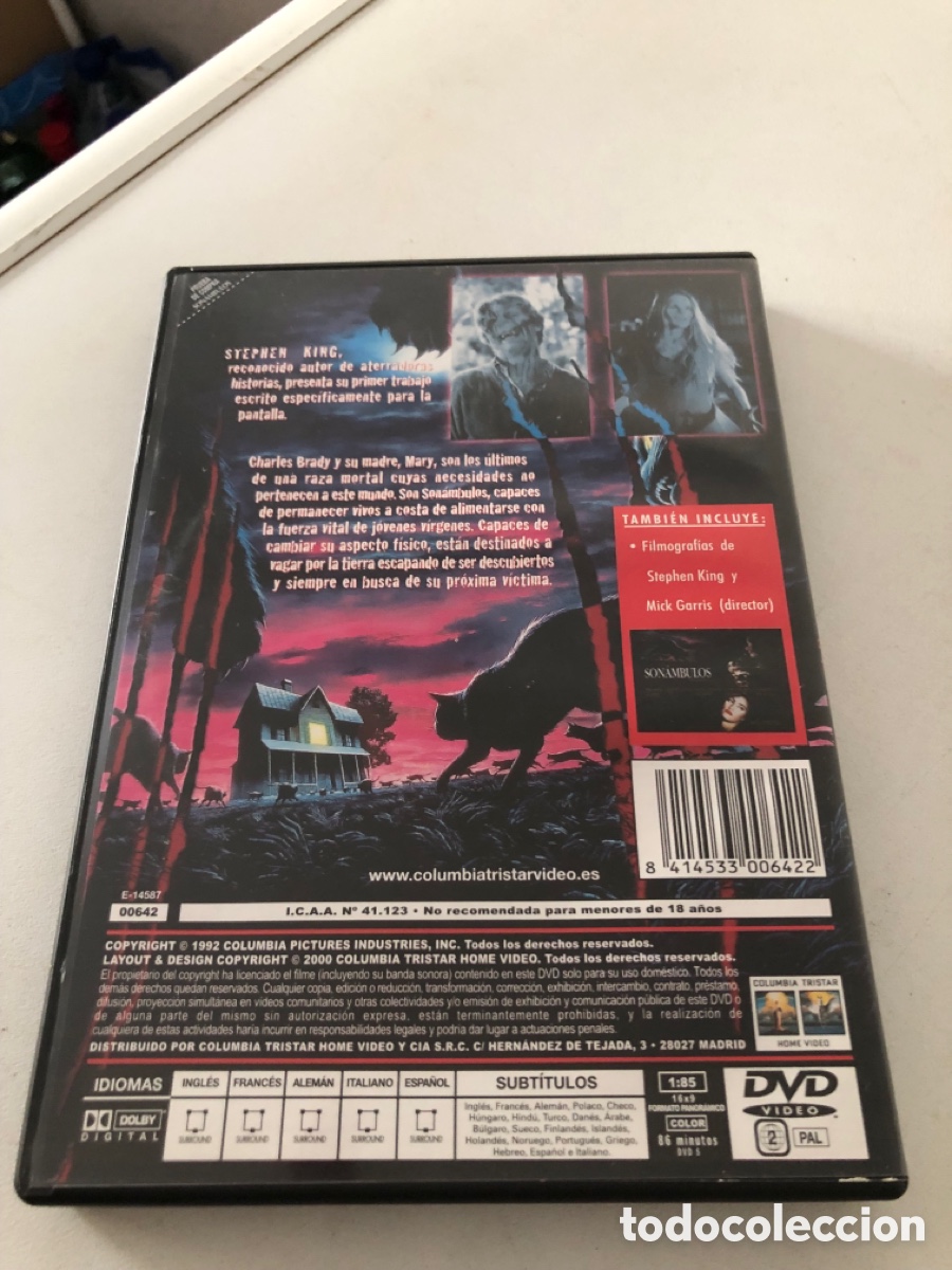 Cine: Son&aacute;mbulos De Stephen King Dvd - Foto 3