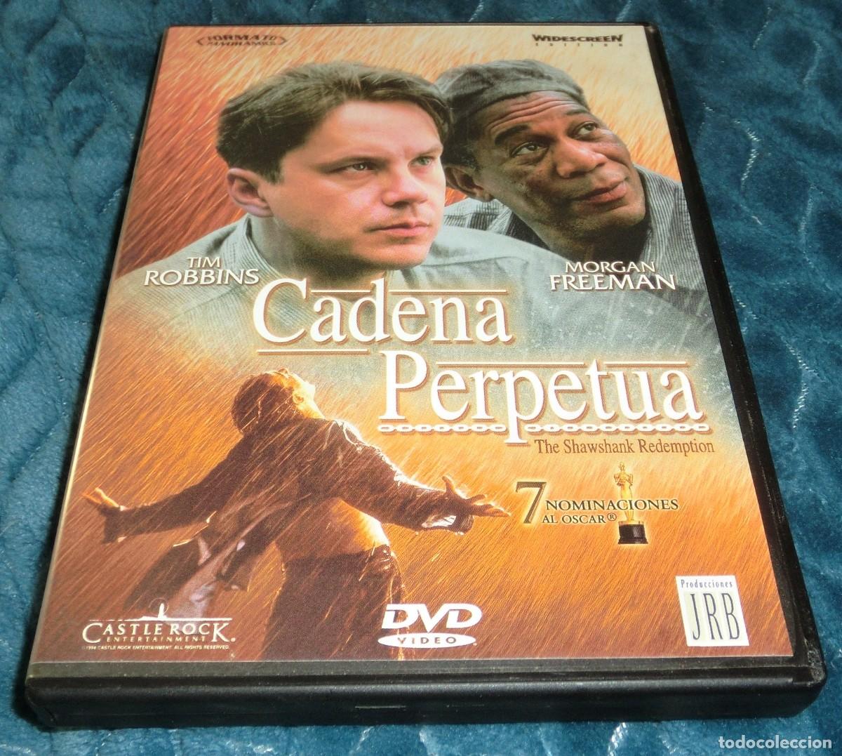 Cine: DVD CADENA PERPETUA - MORGAN FREEMAN (DE COLECCIONISTA- PERFECTO ESTADO-UN S&Oacute;LO USO)