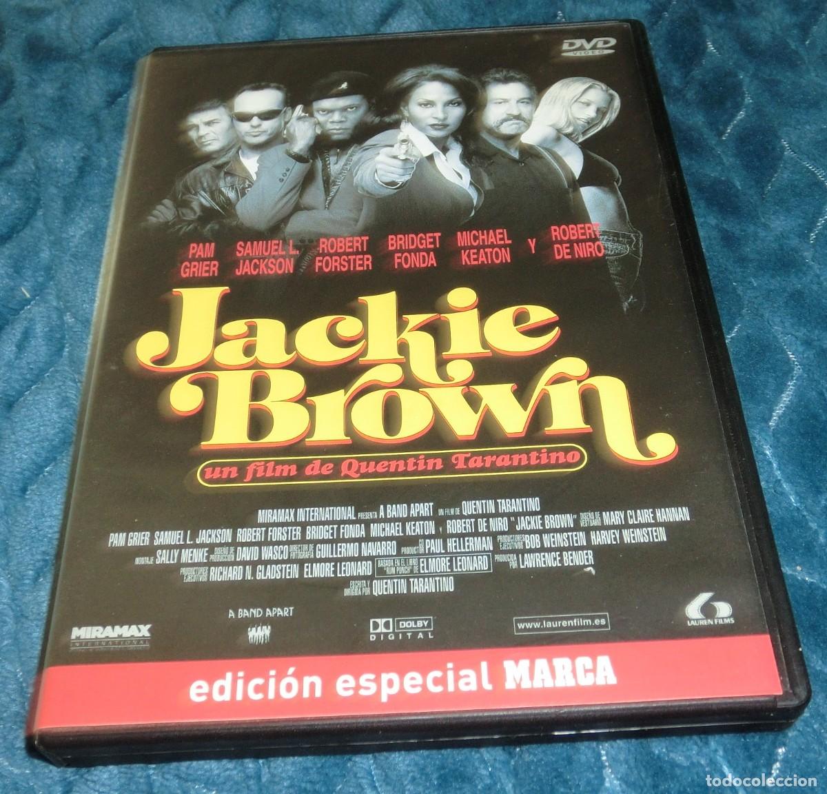 Cine: DVD JACKIE BROWN - SAMUEL L JACKSON (DE COLECCIONISTA- PERFECTO ESTADO-UN S&Oacute;LO USO)
