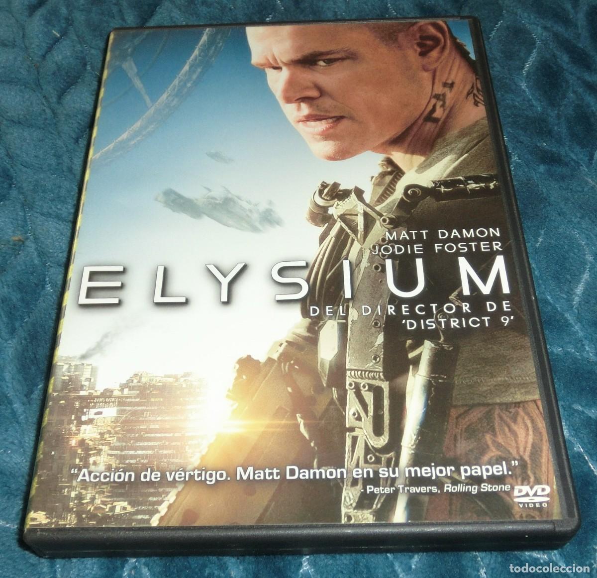 Kino: DVD ELYSIUM - MATT DAMON (DE COLECCIONISTA- PERFECTO ESTADO-UN S&Oacute;LO USO)