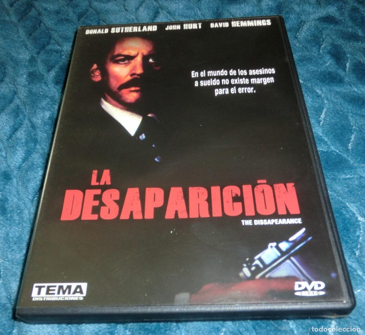 Cine: DVD LA DESAPARICION - DONALD SUTHERLAND (DE COLECCIONISTA- PERFECTO ESTADO-UN S&Oacute;LO USO)