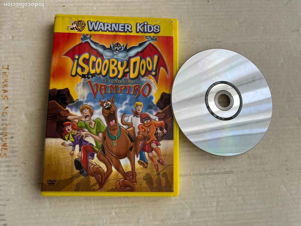 Cine: SCOOBY DOO Y LA LEYENDA DEL VAMPIRO SCOOBYDOO CAJA COLOR AMARILLO - PELICULA DVD KREATEN