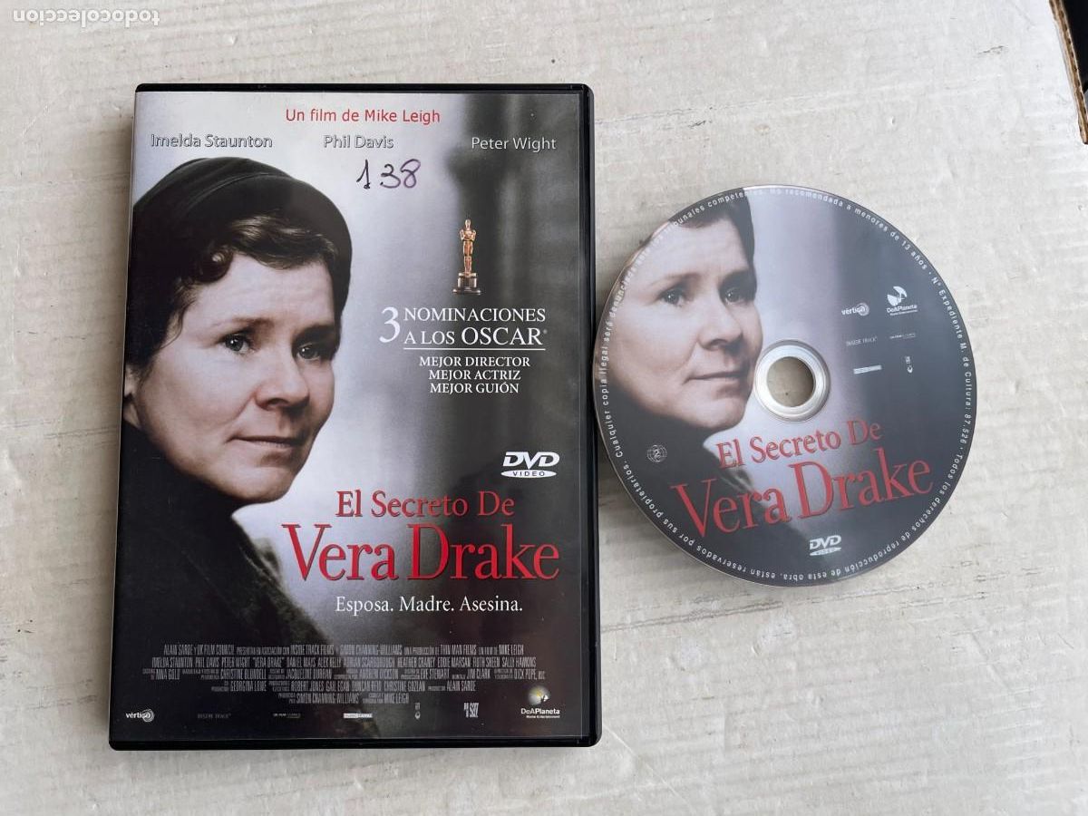 Cine: EL SECRETO DE VERA DRAKE - PELICULA DVD KREATEN