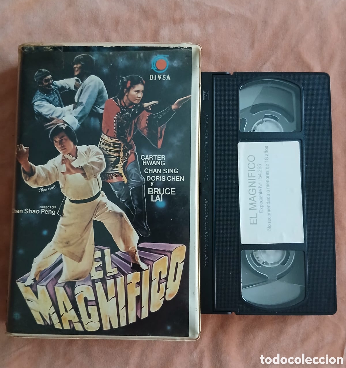 Cine: EL MAGN&Iacute;FICO &bull; Bruce Lai, Carter Hwang, Chan Sing, Doris Chen &bull; Artes Marciales &bull; VHS
