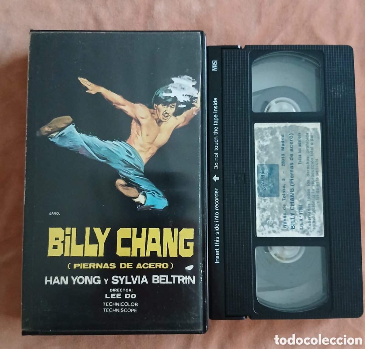 Cine: BILLY CHANG (Piernas de Acero) &bull; Lee Do &bull; Han Yong &bull; Artes Marciales &bull; VHS