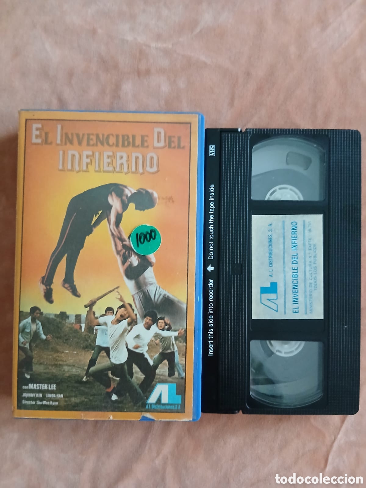 Cine: EL INVENCIBLE DEL INFIERNO &bull; Artes Marciales &bull; VHS