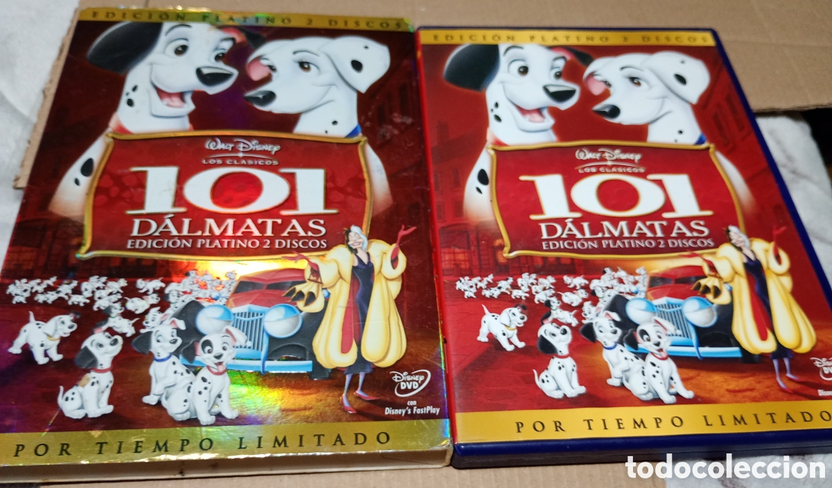 Cine: 101 d&aacute;lmatas DVD edici&oacute;n limitada platino Disney