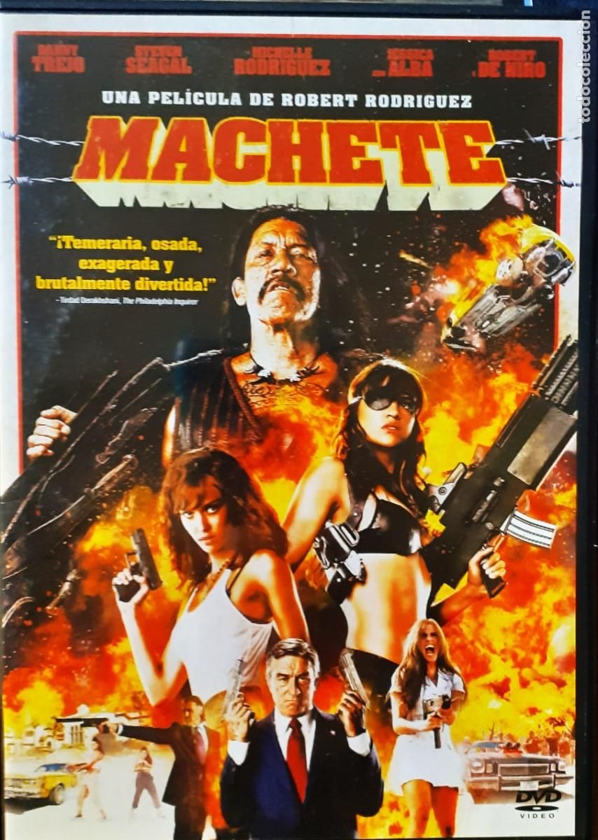 Cinema: MACHETE. CINE EN DVD. COLECCION.