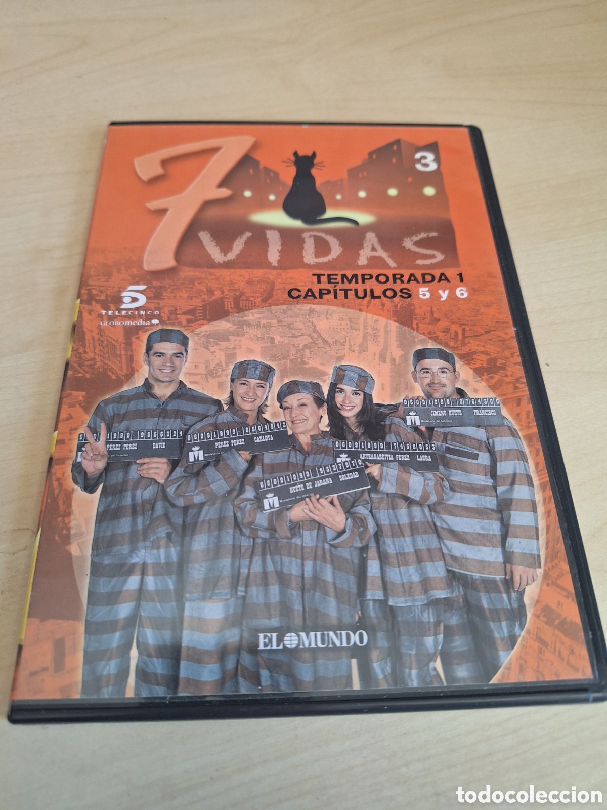 Cinema: DVS57 7 vidas temp.1 cap. 5 y 6 DVD TAPA FINA