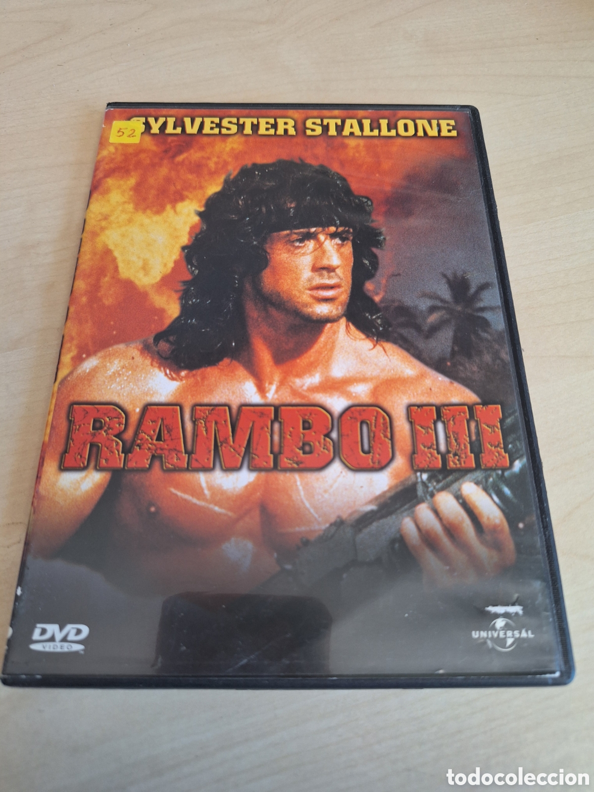 Cine: DVS57 rambo III DVD TAPA FINA
